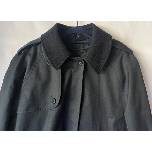 Vintage BURBERRYS‎ Short Single Trench Bomber Jacket size 12 - Picture 2 of 16